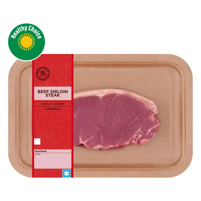 British or Irish 21 Day Matured Sirloin Steak 225g