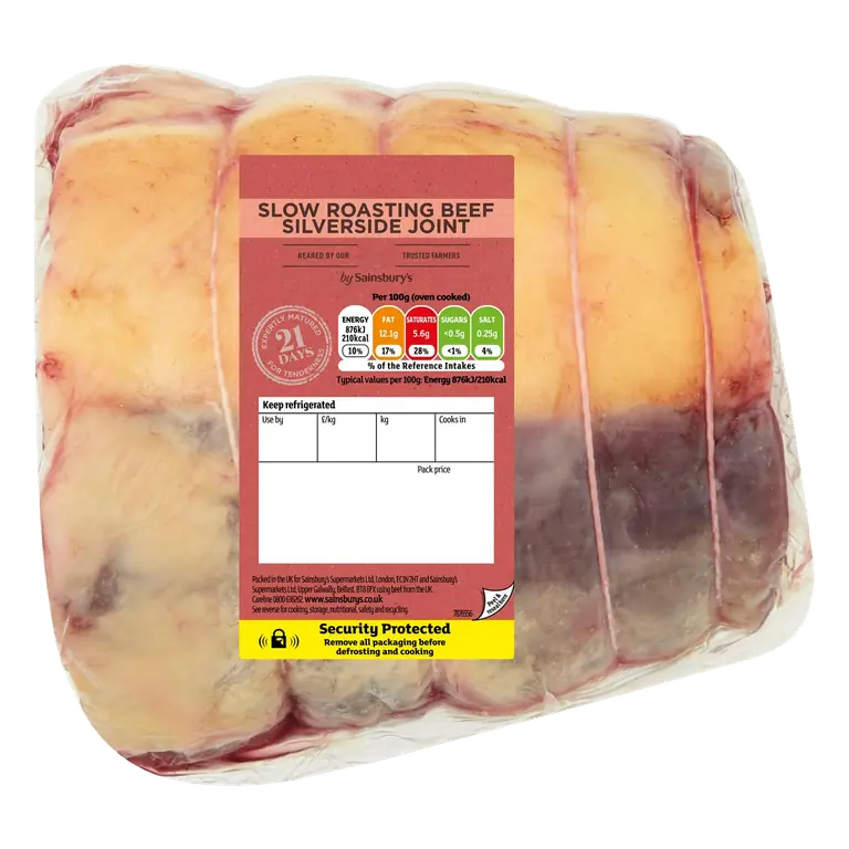 British or Irish 21 Day Matured Slow Beef Roasting Joint