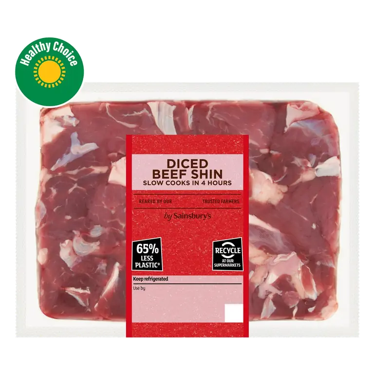 British or Irish Diced Beef 500g
