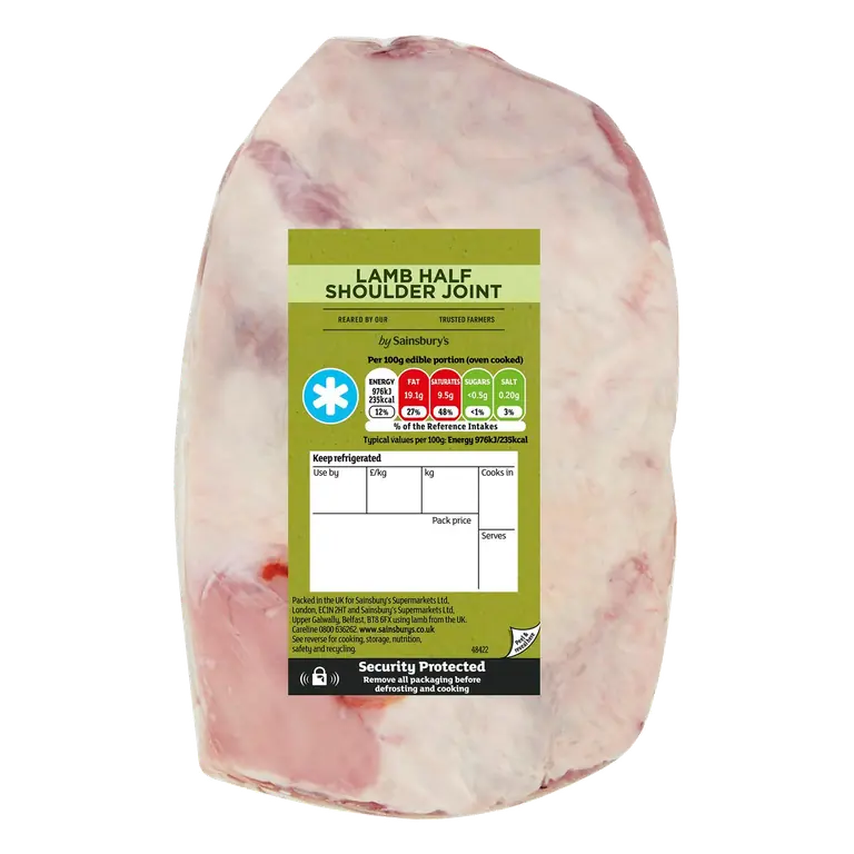 British or New Zealand Half Lamb Shoulder (Approx. 925g)