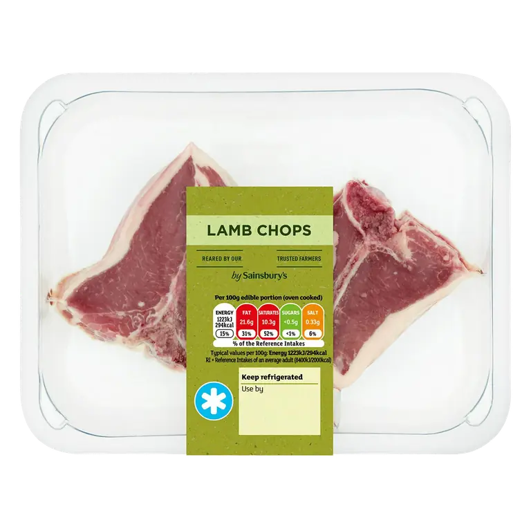 British or New Zealand Lamb Chops 170g