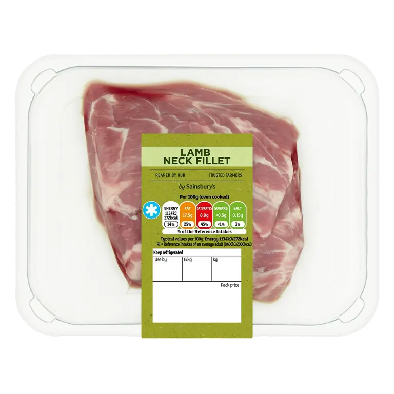 British or New Zealand Lamb Neck Fillet (Approx. 263g)