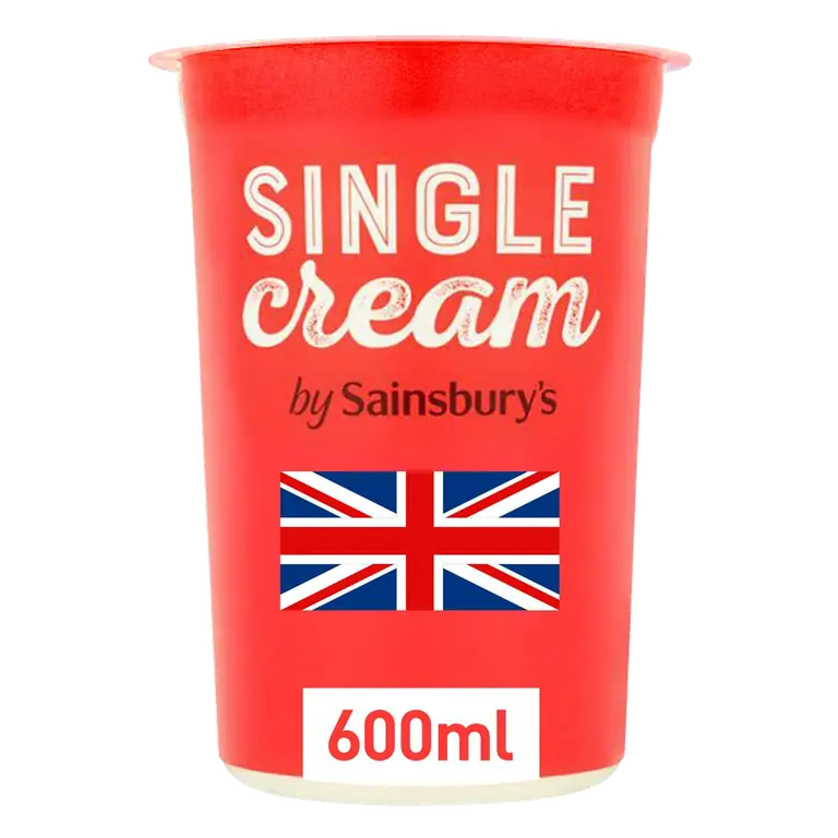 British Single Fresh Cream 600ml