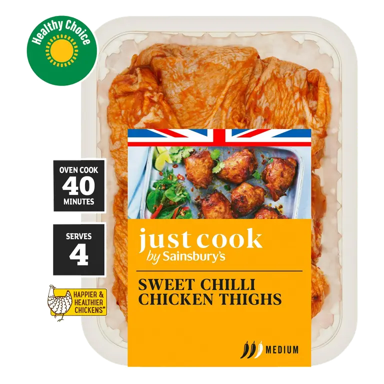 British Sweet Chilli Chicken Thighs 700g