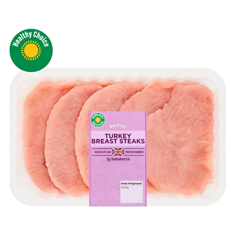 British Turkey Breast Steaks 600g
