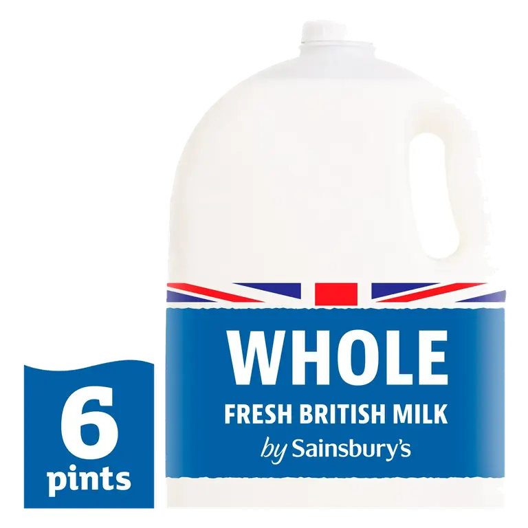 British Whole Milk 3.4L (6 pint)