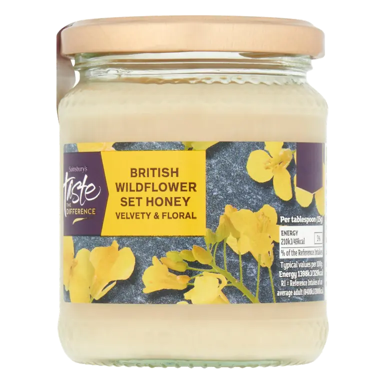 British Wildflower Set Honey, Taste the Difference 340g