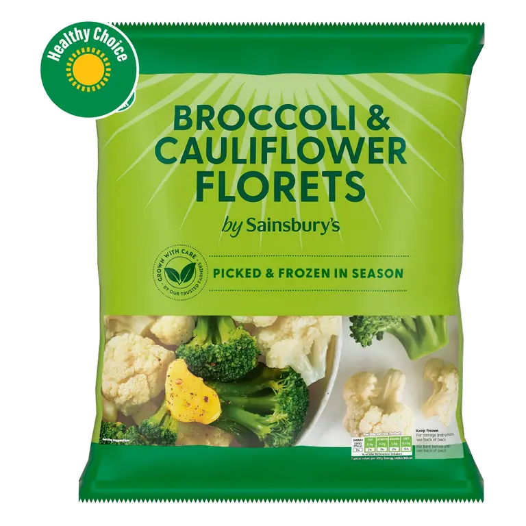 Broccoli & Cauliflower Florets 900g