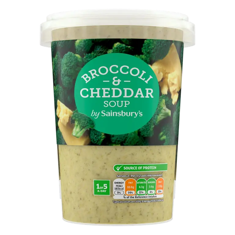 Broccoli & Cheddar Soup 600g