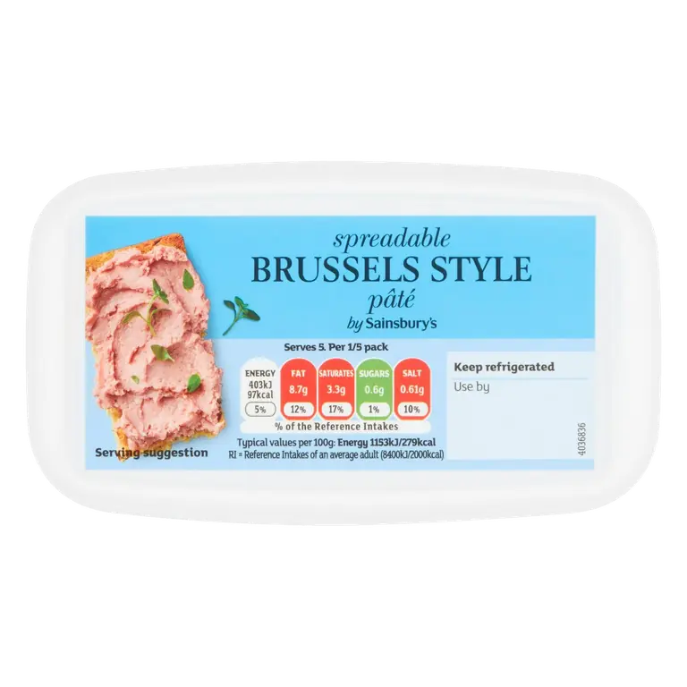 Brussels Spreadable Pate 175g