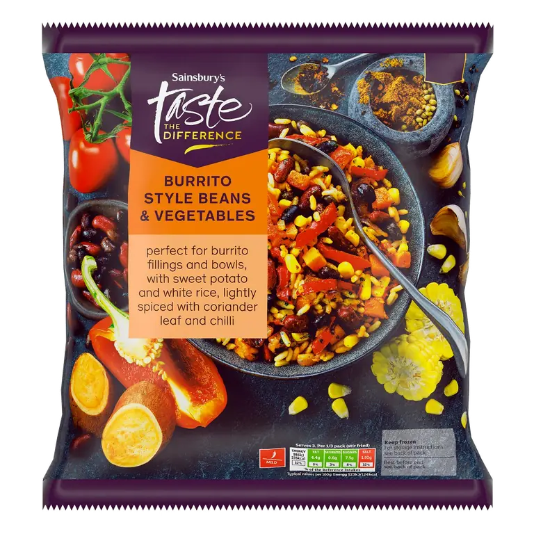 Burrito Style Beans & Vegetables, Taste the Difference 600g