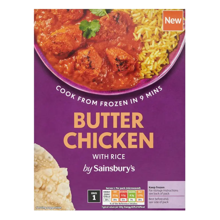 Butter Chicken with Rice 400g
