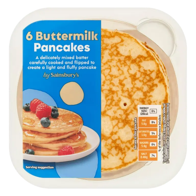 Buttermilk Pancakes x6 240g