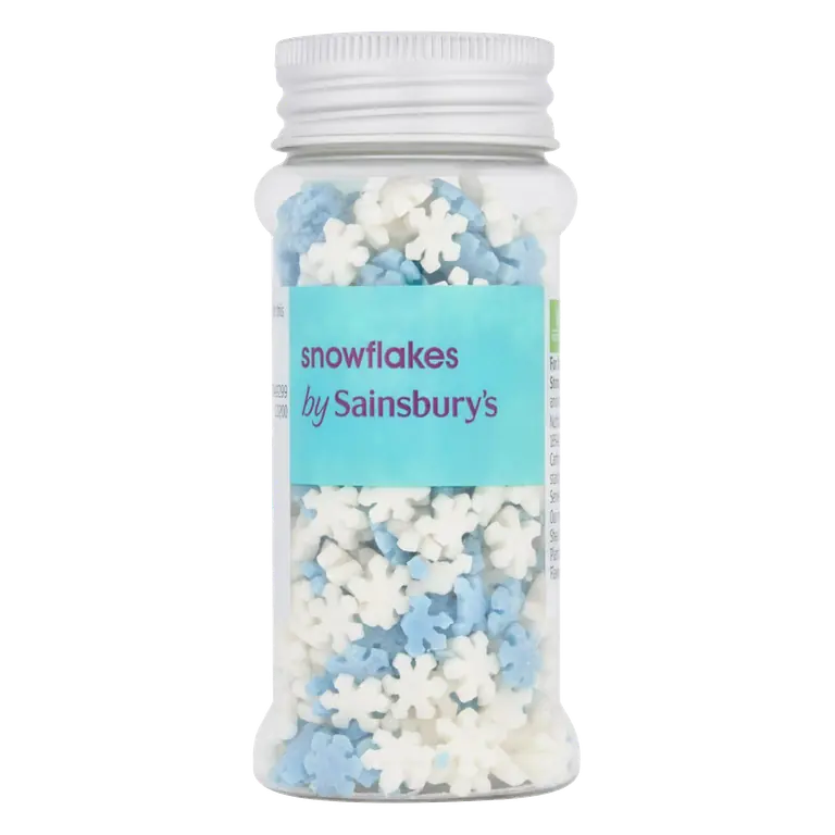 Cake Decorations Sparkle Snowflakes 45g
