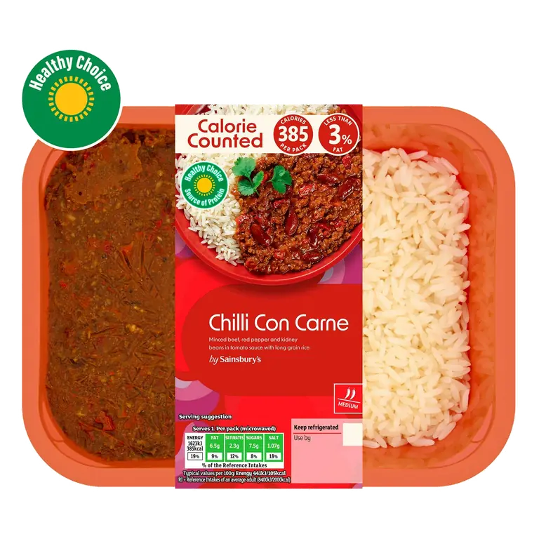 Calorie Counted 400g Chilli Con Carne, Be Good To Yourself (Serves 1)