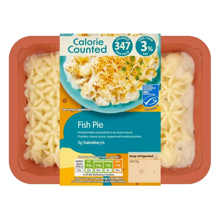 Calorie Counted 400g Fish Pie, Be Good To Yourself (Serves 1)