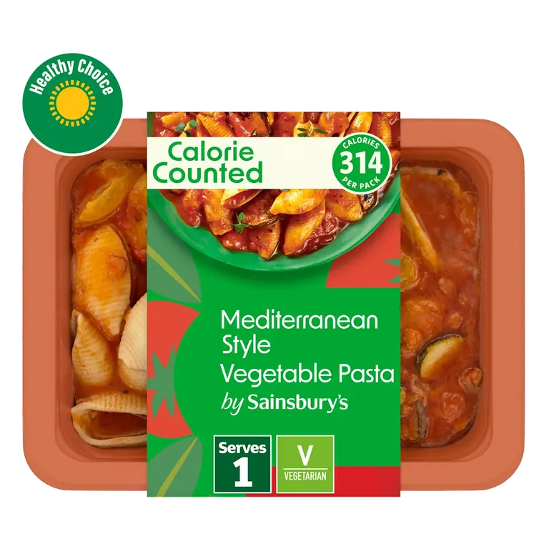 Calorie Counted Mediterranean Vegetable Style Pasta 380g