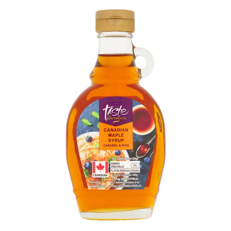 Canadian Maple Syrup, Taste the Difference 250g