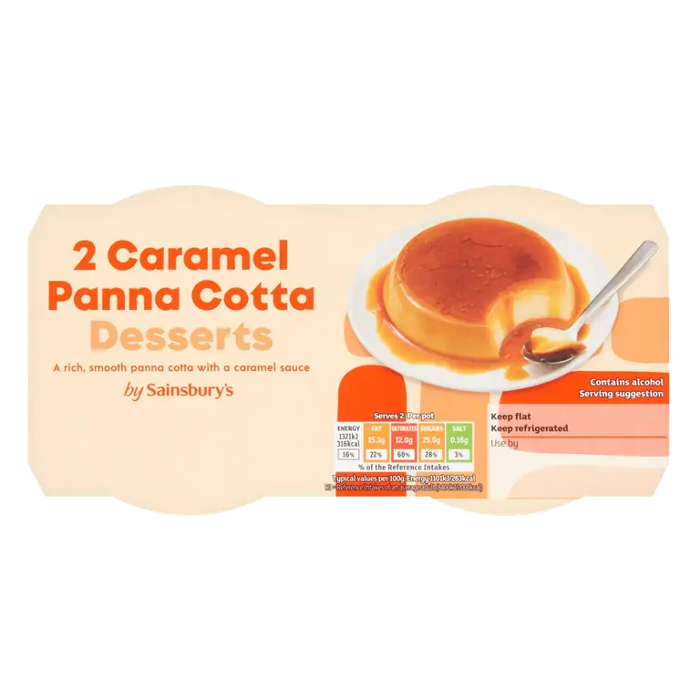 Caramel Panna Cotta 2x120g