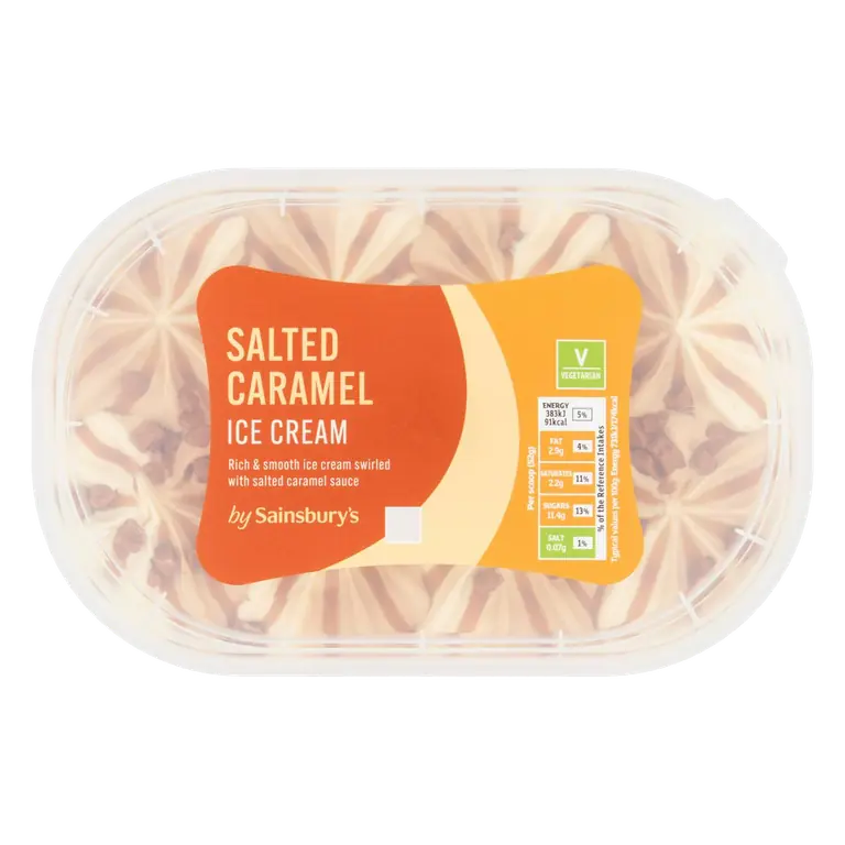 Caramel & Vanilla Ice Cream 900ml