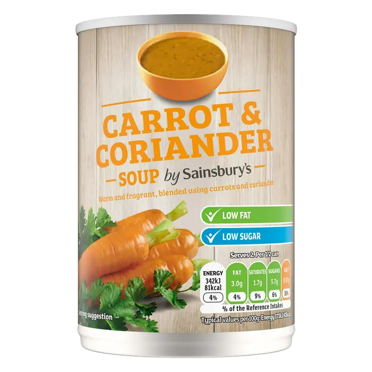 Carrot & Coriander Soup 400g