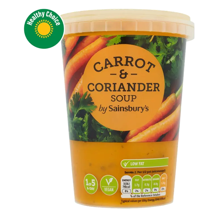 Carrot & Coriander Soup 600g