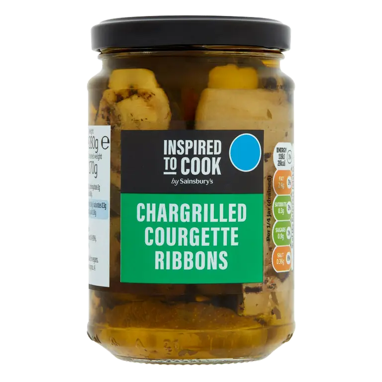 Chargrilled Courgette Ribbons, Inspired to Cook 280g