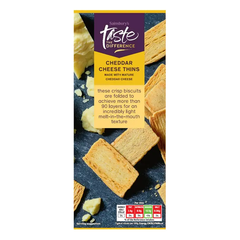 Cheddar Cheese Crispies, Taste the Difference 100g