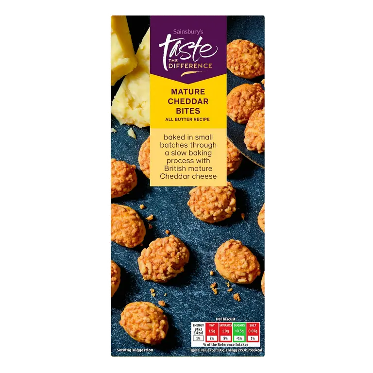Cheddar Crumbles, Taste the Difference 100g