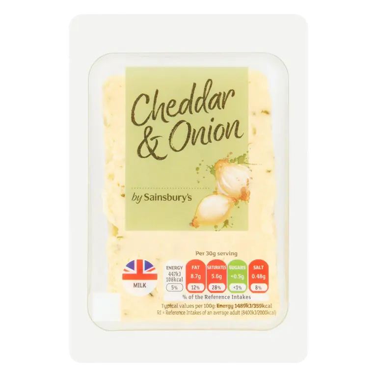 Cheddar & Onion 200g