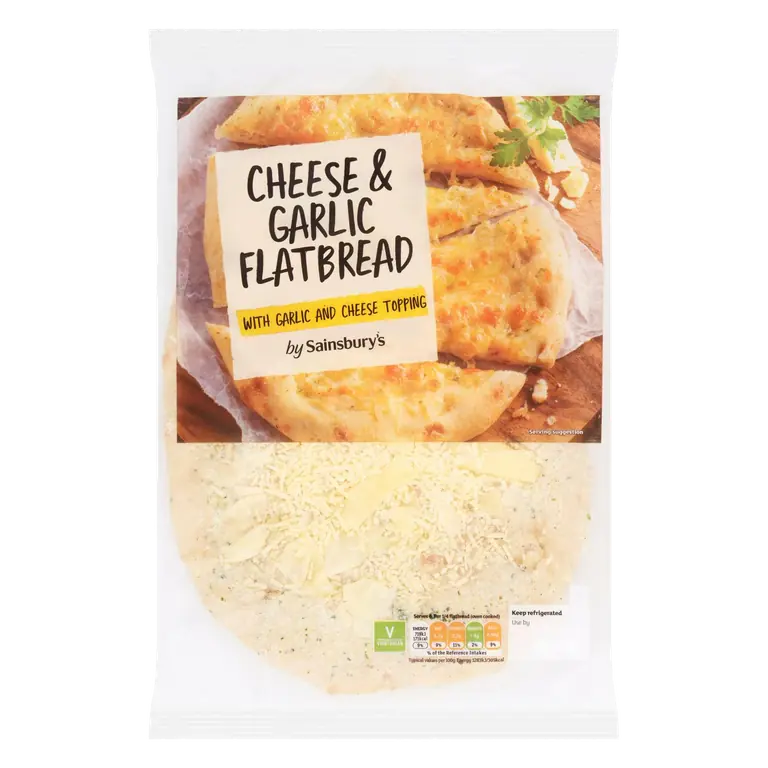 Cheese & Garlic Flatbread 224g