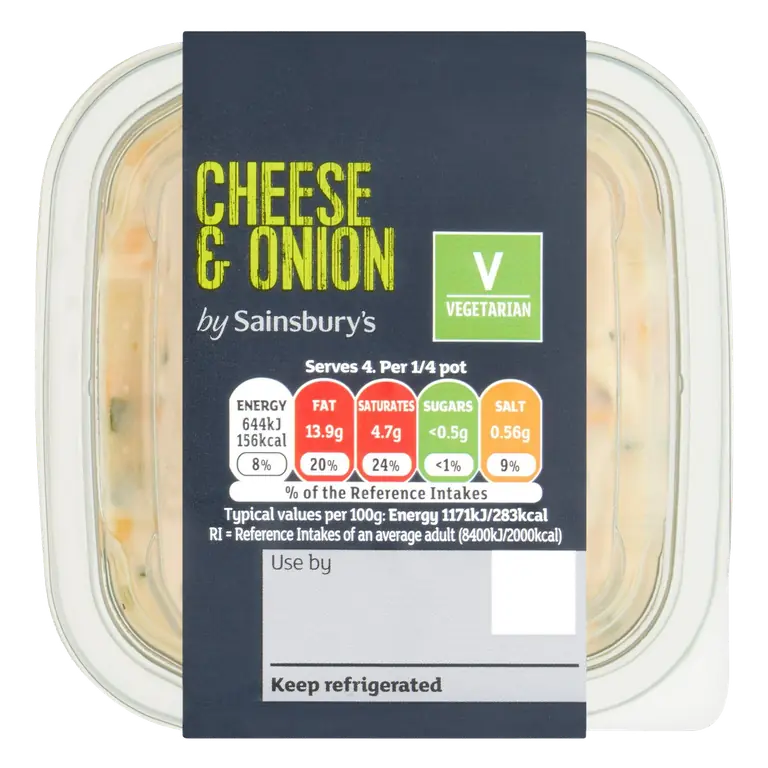 Cheese & Onion Deli Filler 220g