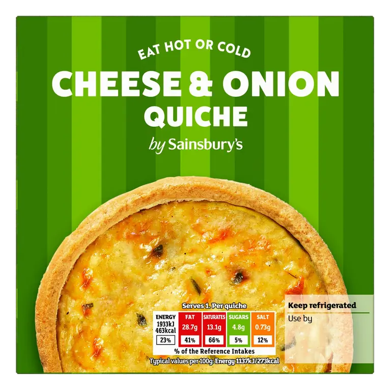 Cheese & Onion Quiche 170g