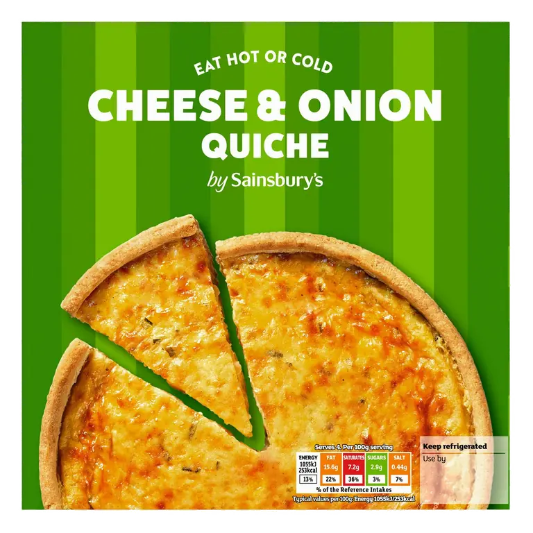 Cheese & Onion Quiche 400g