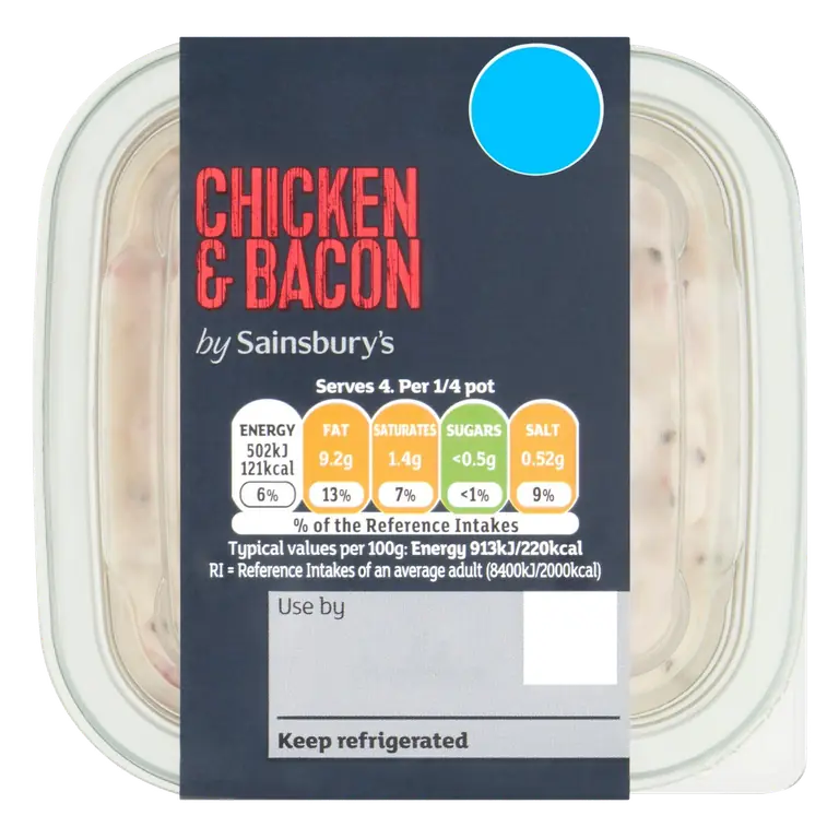 Chicken & Bacon Deli Filler 220g