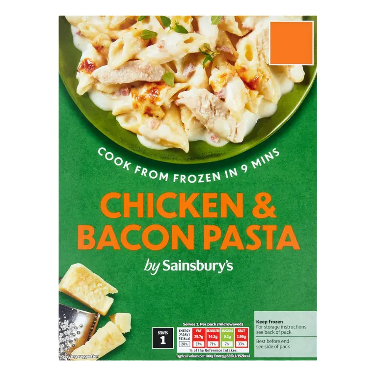 Chicken & Bacon Pasta 400g