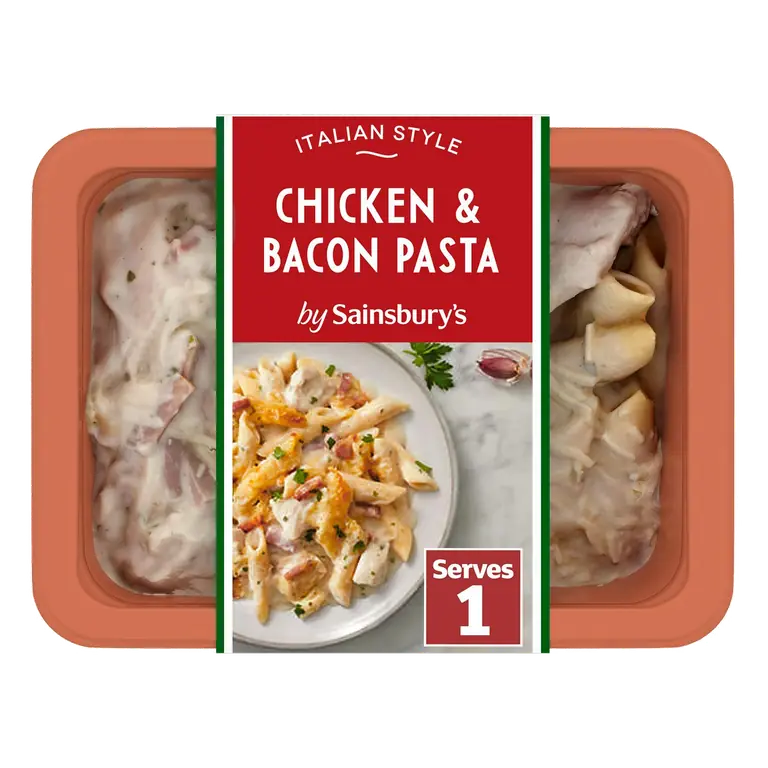Chicken & Bacon Pasta Ready Meal For 1 400g