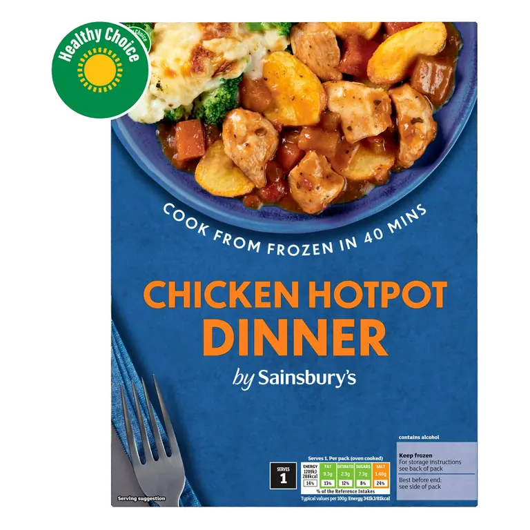 Chicken Hotpot Dinner Ready Meal For 1 400g