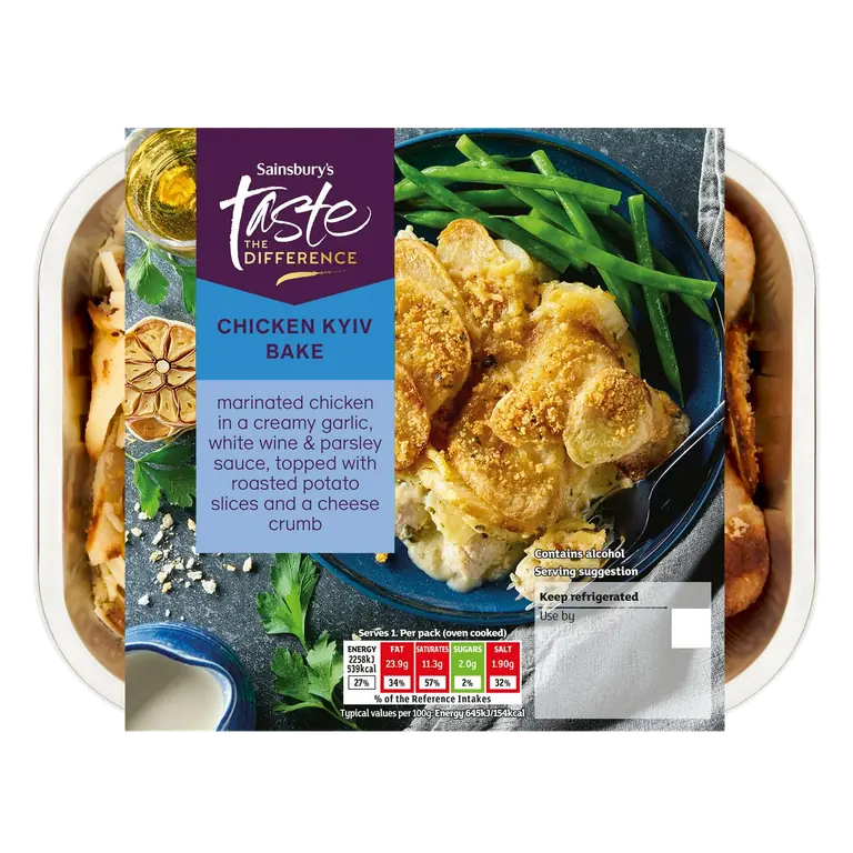 Chicken Kyiv Bake, Taste the Difference 400g (Serves 1)