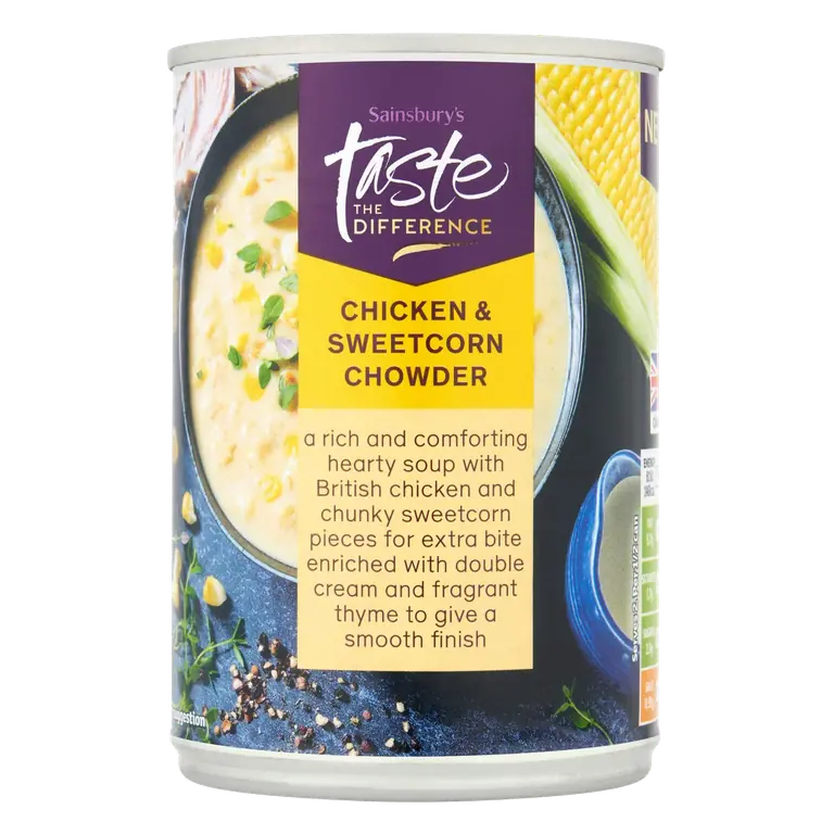 Chicken & Sweetcorn Chowder, Taste the Difference 380g