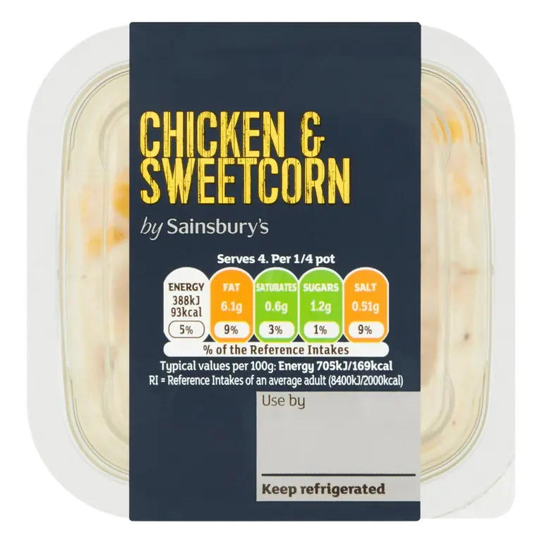 Chicken & Sweetcorn Deli Filler 220g