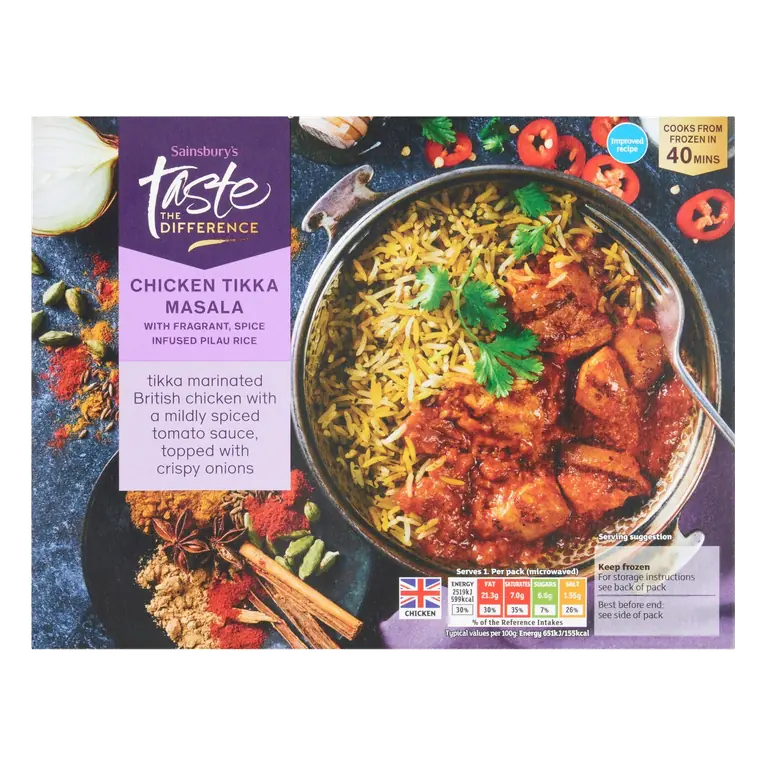 Chicken Tikka Masala, Taste the Difference 400g (Meal for 1)