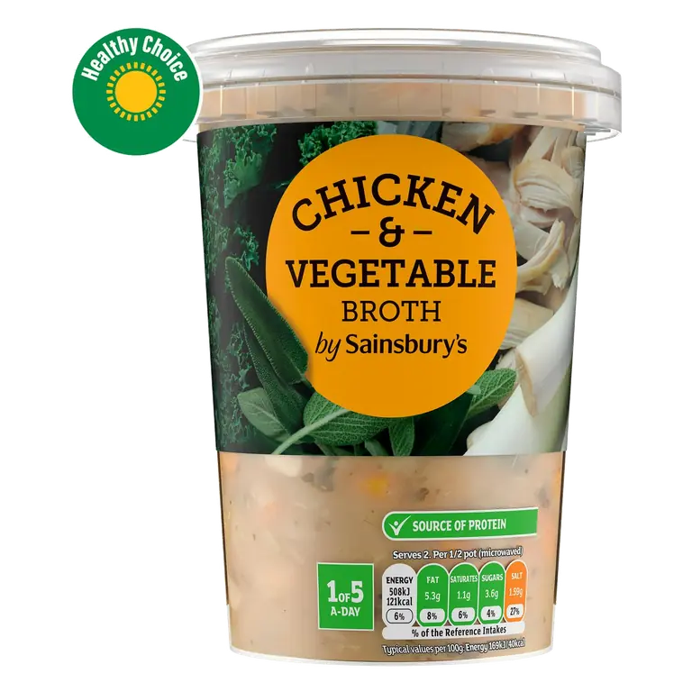 Chicken & Vegetable Broth 600g