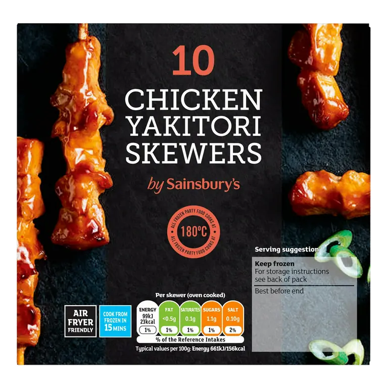 Chicken Yakitori Skewers x10 180g