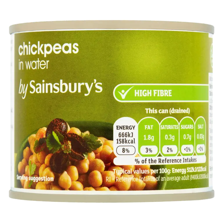Chickpeas 215g (130g*)