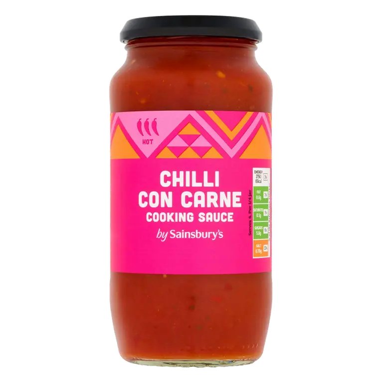 Chilli Con Carne Cooking Sauce, Hot 500g