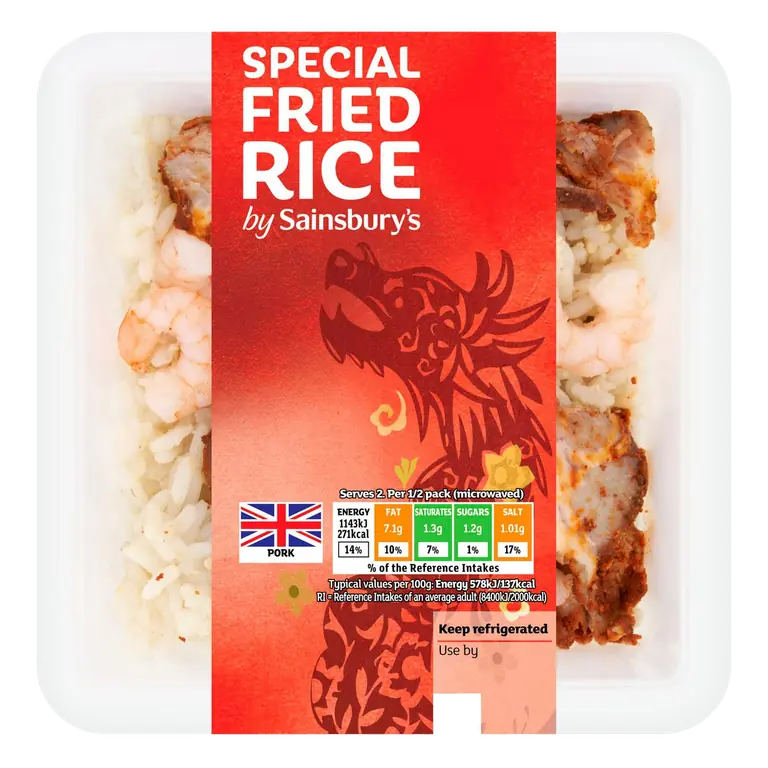 Chinese Special Fried Rice Ready Meal Side For 2 400g