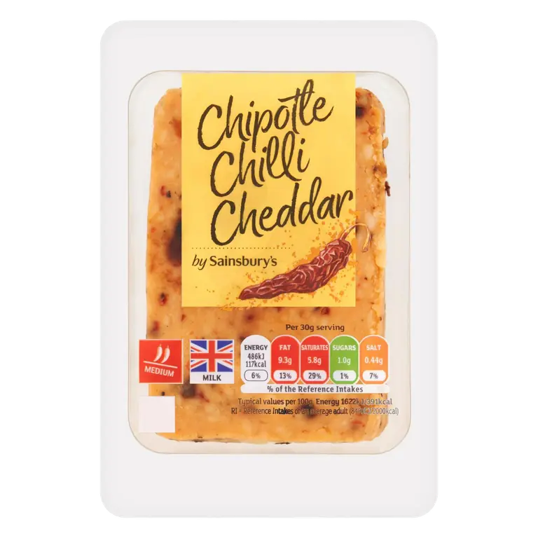 Chipotle Chilli Cheddar Cheese 200g
