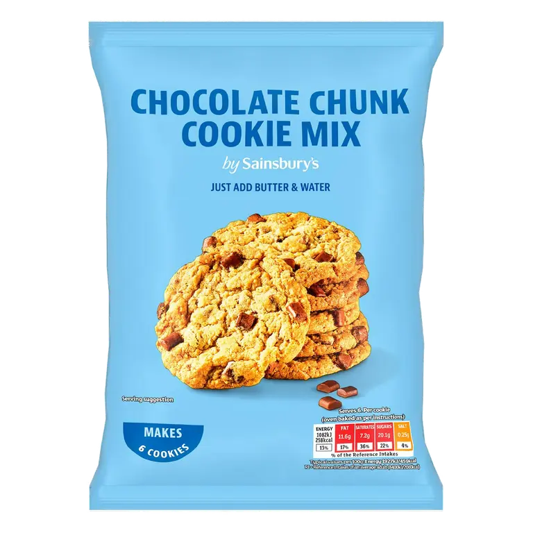 Choc Chunk Cookie Mix 285g
