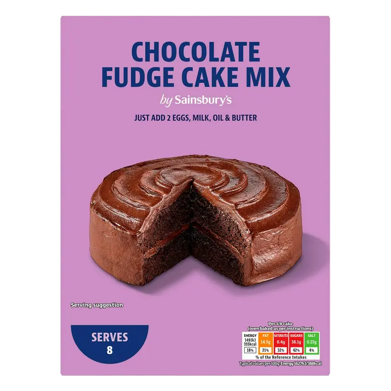 Chocolate Fudge Cake Mix 502g
